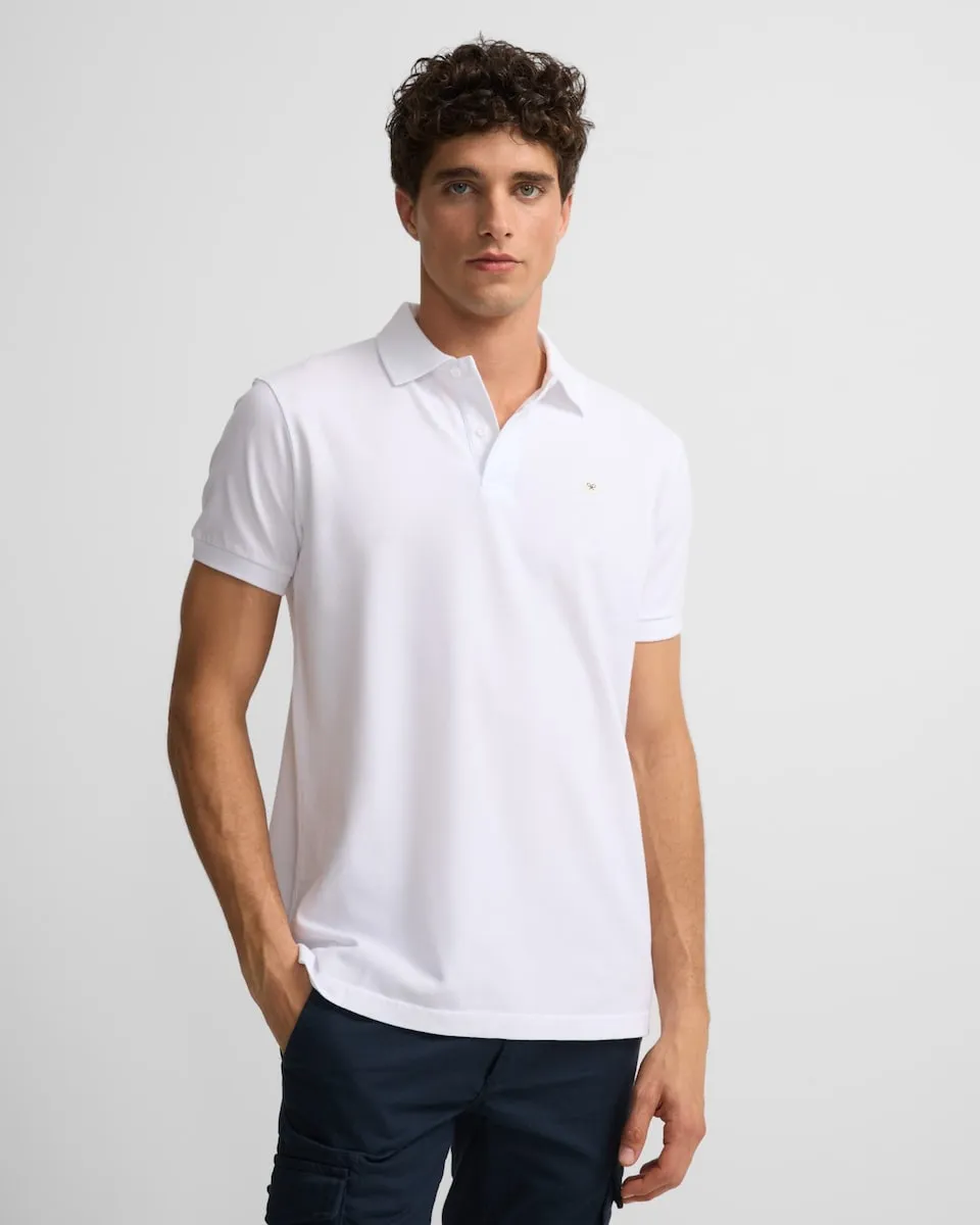 

Классическая мужская футболка поло с маленьким белым логотипом Silbon