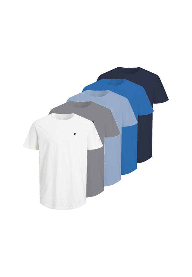 

Футболка jprblabrody tee рубашка с коротким рукавом Jack & Jones, белый