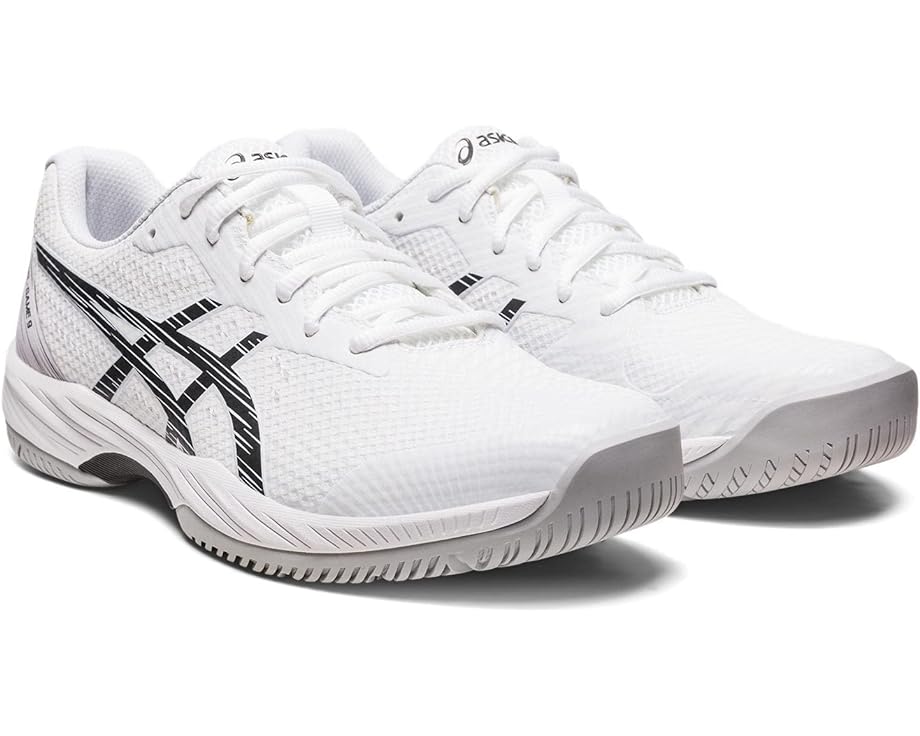 

Кроссовки ASICS GEL-Game 9 Tennis Shoe, цвет White/Black, Серый, Кроссовки ASICS GEL-Game 9 Tennis Shoe, цвет White/Black