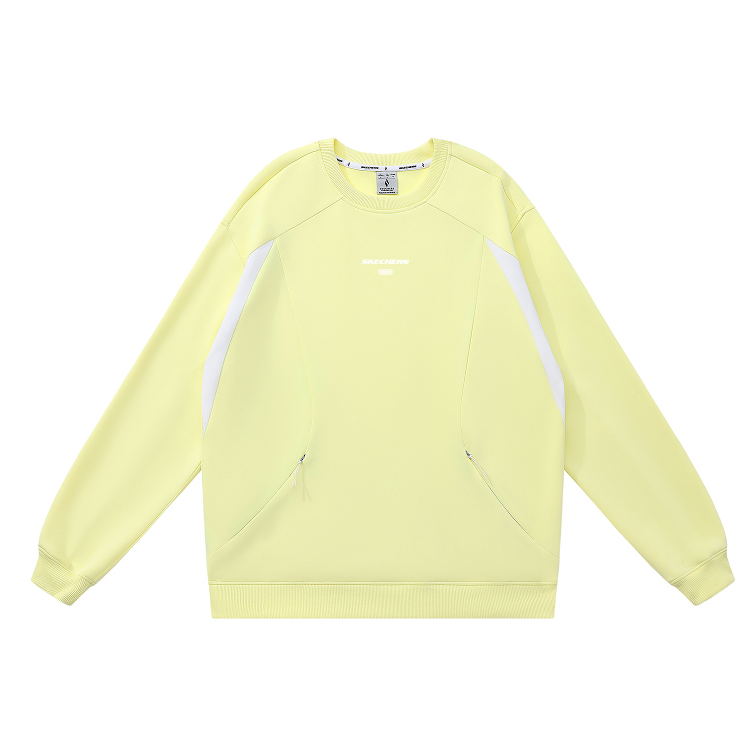 

Унисекс свитшот Skechers, серо-желтый