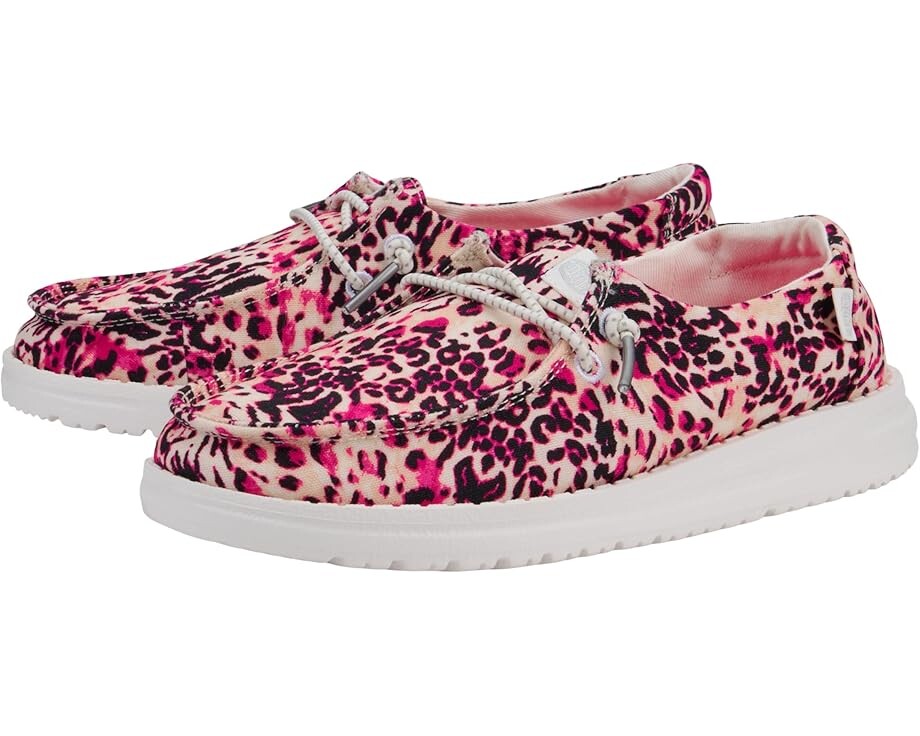 

Кроссовки Hey Dude Kids Wendy Leopard, розовый