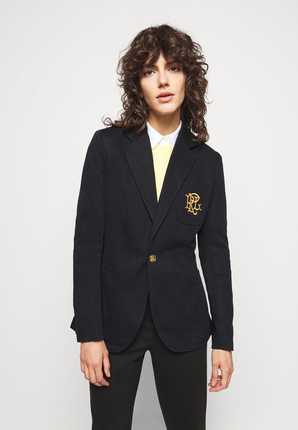 

Блейзер Polo Ralph Lauren DOUBLE-KNIT JACQUARD BLAZER, цвет Park Avenue Navy