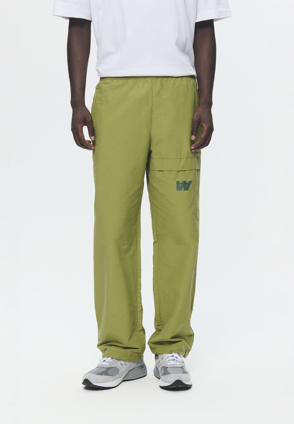 

Брюки LEE LOGO TRACK PANTS Double A by Wood Wood, зеленый