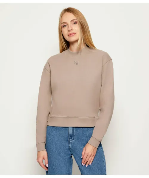 

Толстовка Даксандрия Relaxed fit Hugo, бежевый