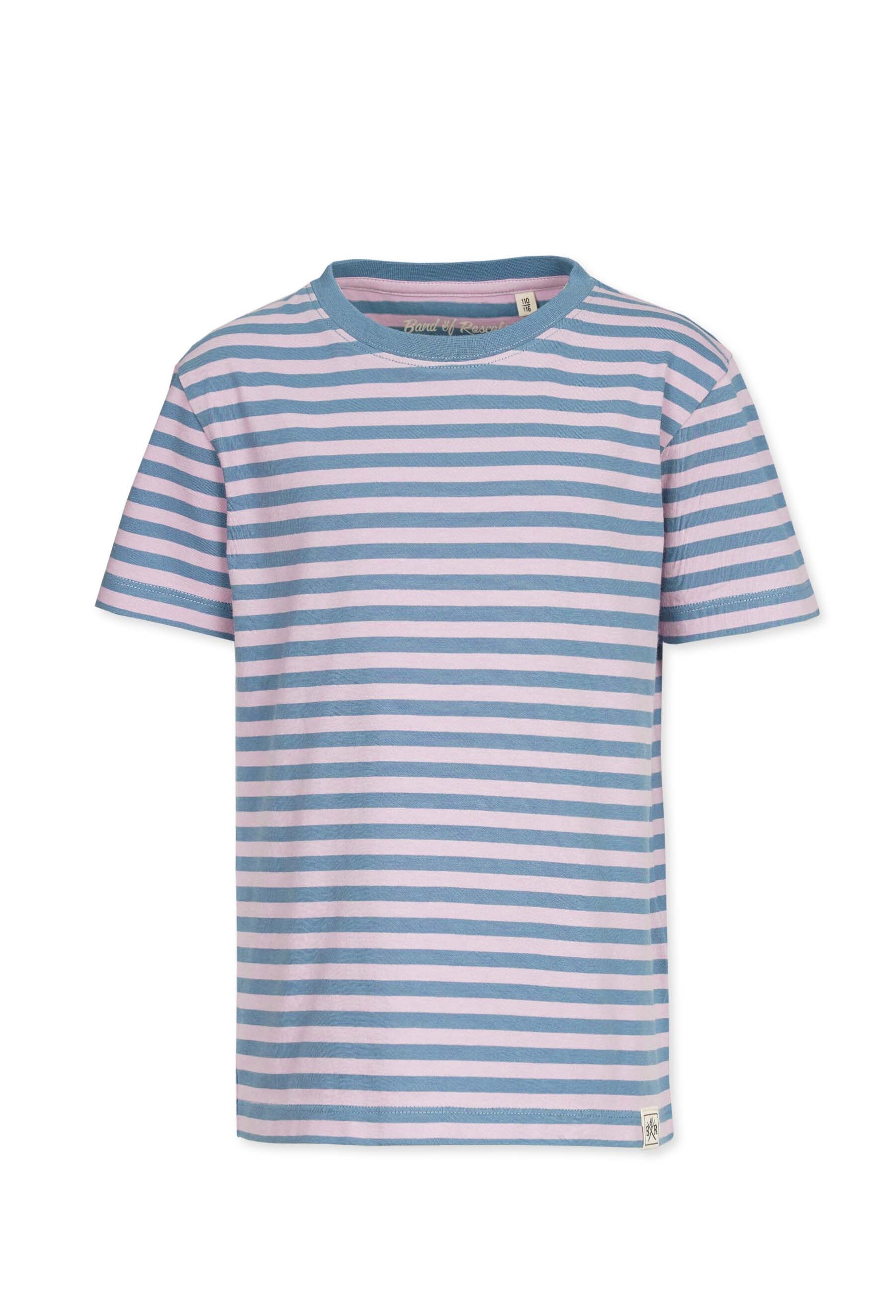 

Футболка Band of Rascals Striped, цвет aegean blue faded pink