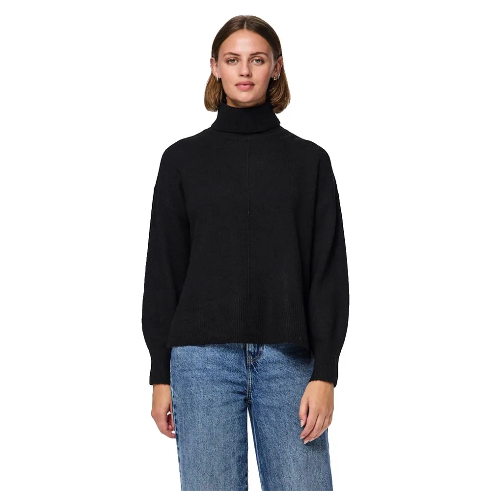 

Свитер Pieces Malou high neck, черный