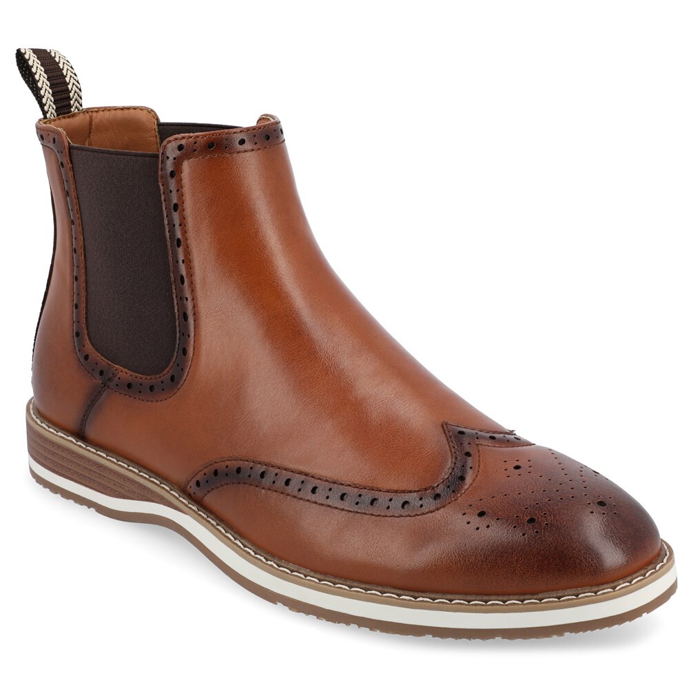 

Мужские ботинки челси Thorpe Wing Tip Vance Co., цвет cognac synthetic
