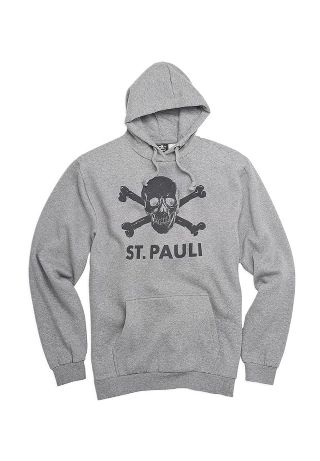 

Толстовка St. Pauli с карманом-кенгуру и шнурком Fc St. Pauli, серый