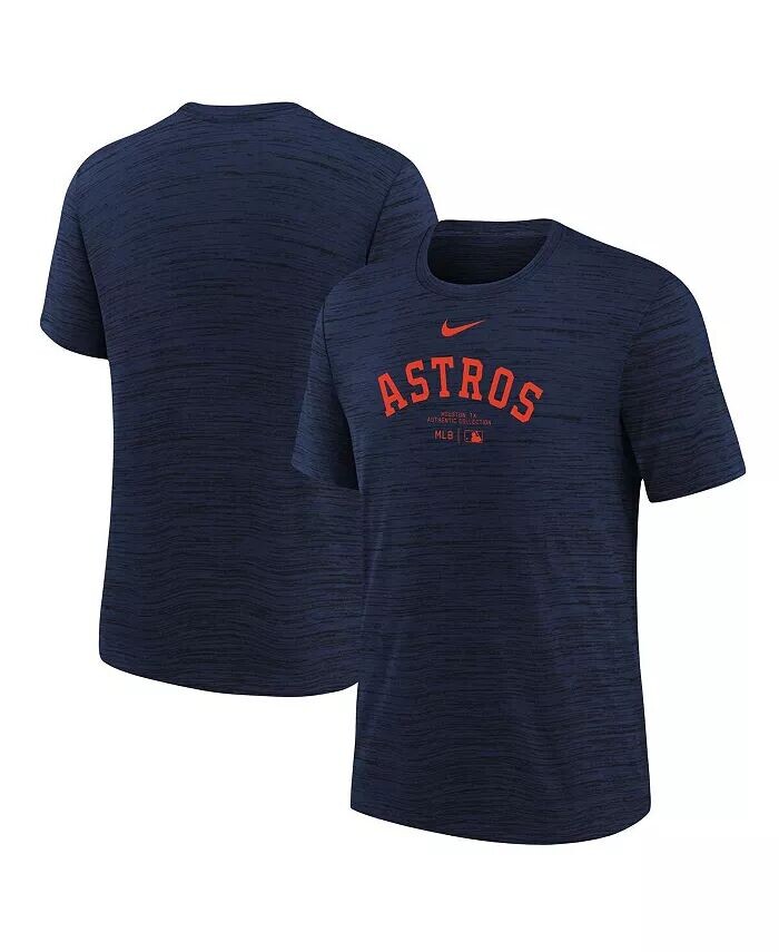 

Футболка для выступлений на практике из аутентичной коллекции Big Boys and Girls Navy Houston Astros Nike