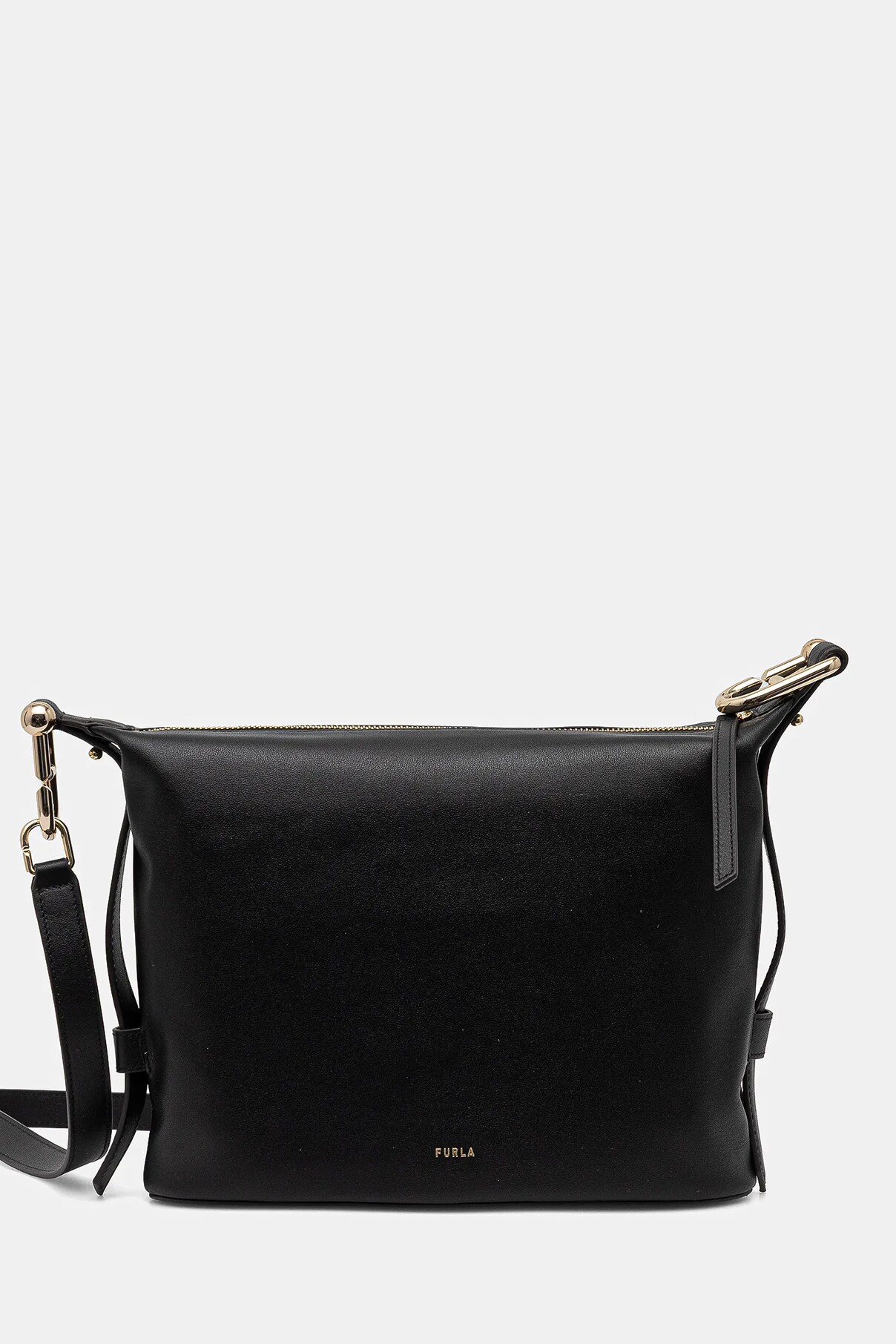

Сумка из кожи Furla, черный