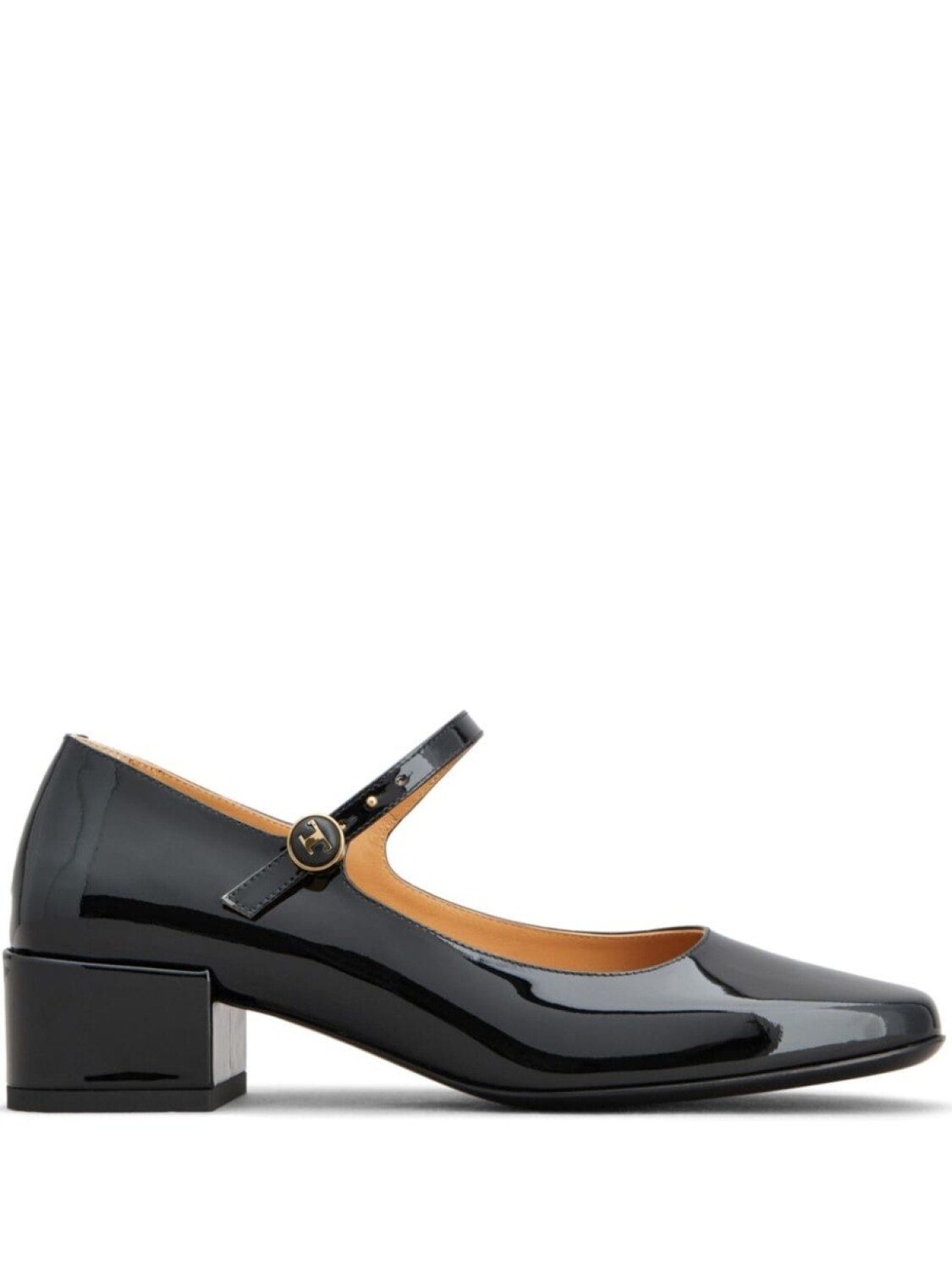 Tod's туфли-лодочки Mary Jane с лакированной отделкой, черный