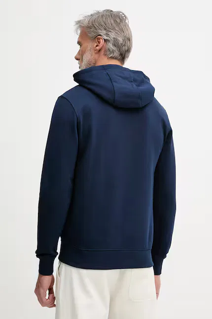 Толстовка с капюшоном хлопковая Tommy Hilfiger, синий — фото 3