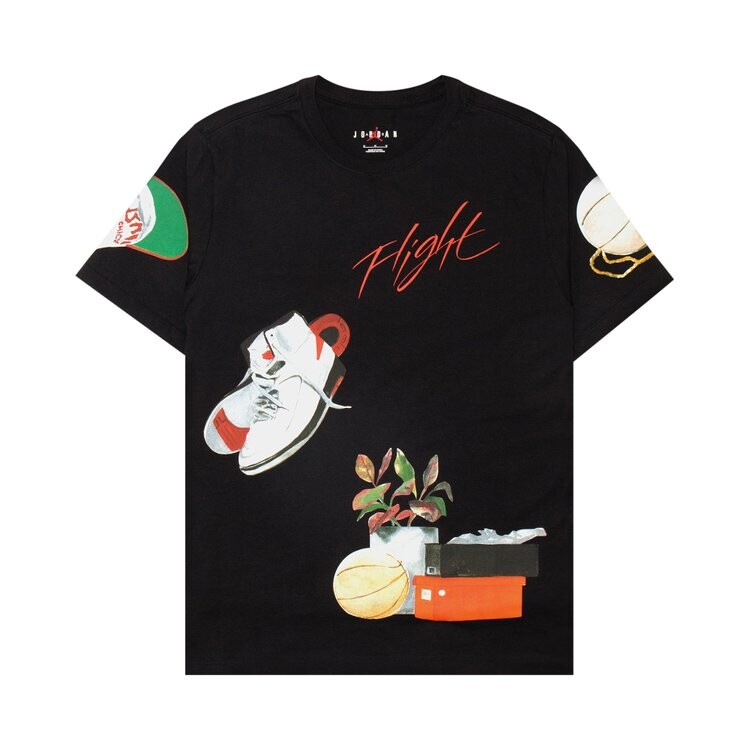 

Футболка Air Jordan Artist Series By Jacob Rochester Graphic 'Black', черный