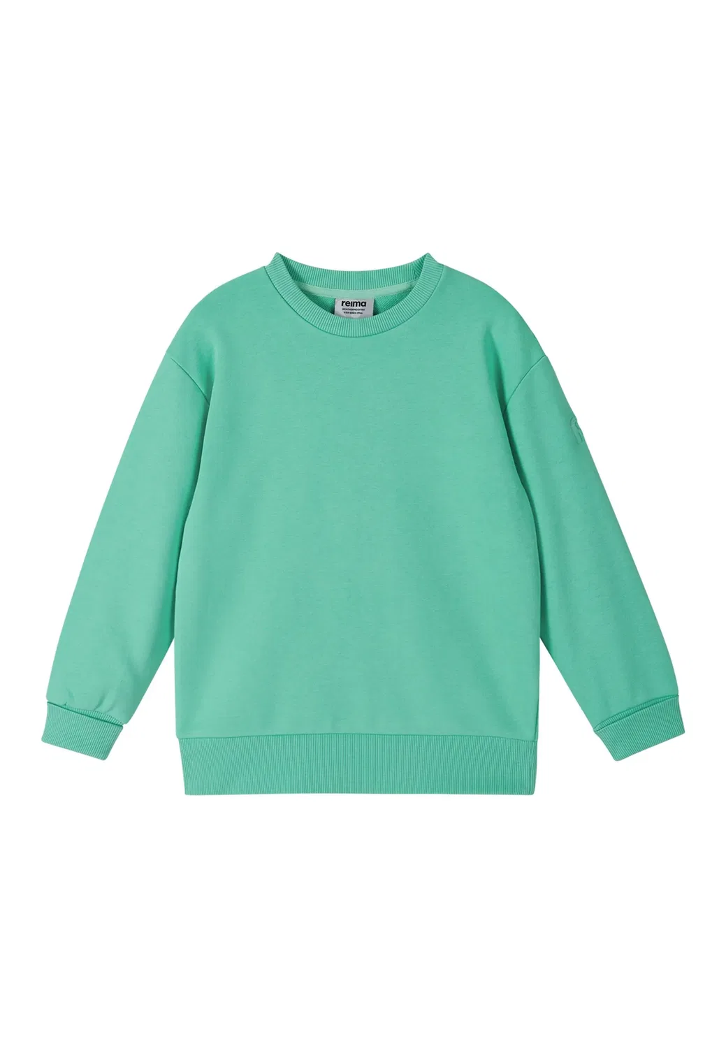 Свитшот из футера Reima, fresh mint