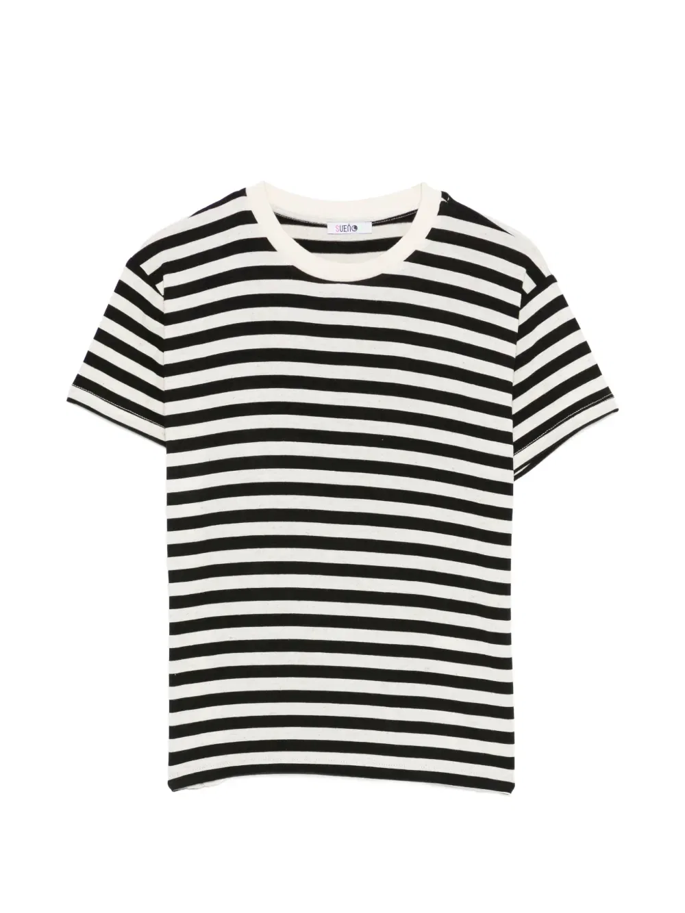 Полосатая футболка Suenos Kidswear, черный