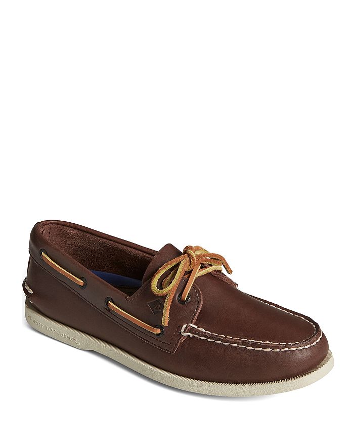 

Мужские кожаные лодочники Authentic Original Two Eye Sperry, коричневый
