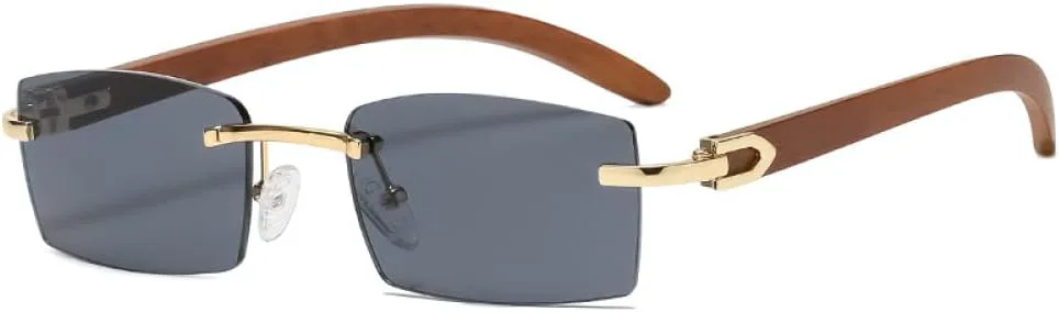 

Солнцезащитные очки в стиле ретро для женщин и мужчин, без оправы, с градиентным переходом цвета, солнцезащитные очки с линзами, женские безрамочные очки generic, 10