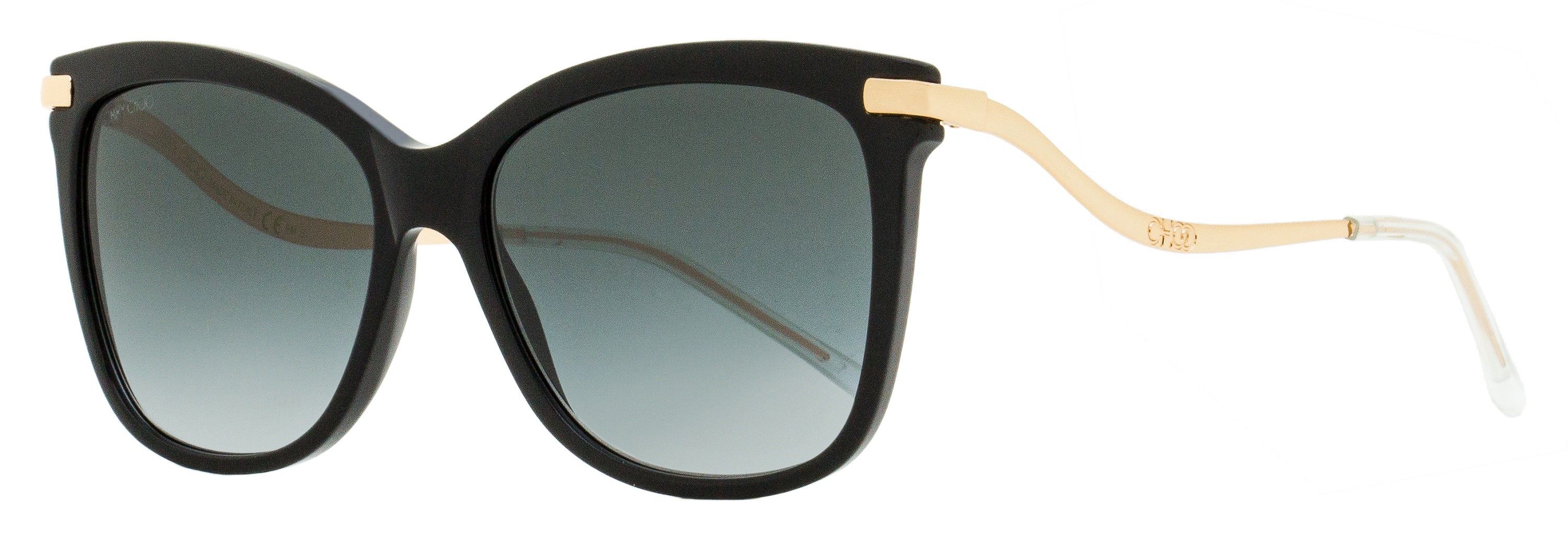 

Женские прямоугольные солнцезащитные очки Jimmy Choo Steff 8079O черные/золотые 55 мм