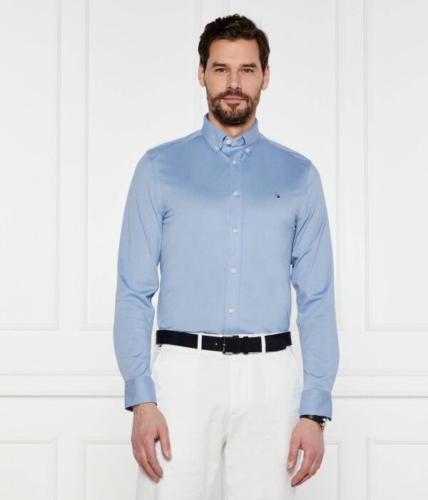 

Рубашка Slim fit Tommy Hilfiger, синий