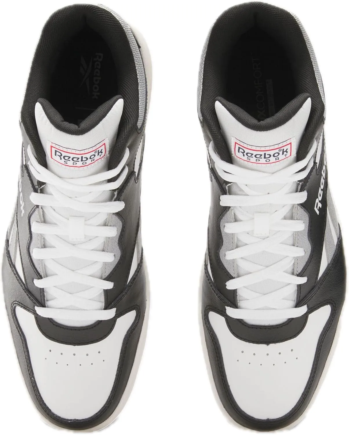 Кроссовки Reebok Unisex Royal BB4500 Hi2, белый/черный/серый — фото 3