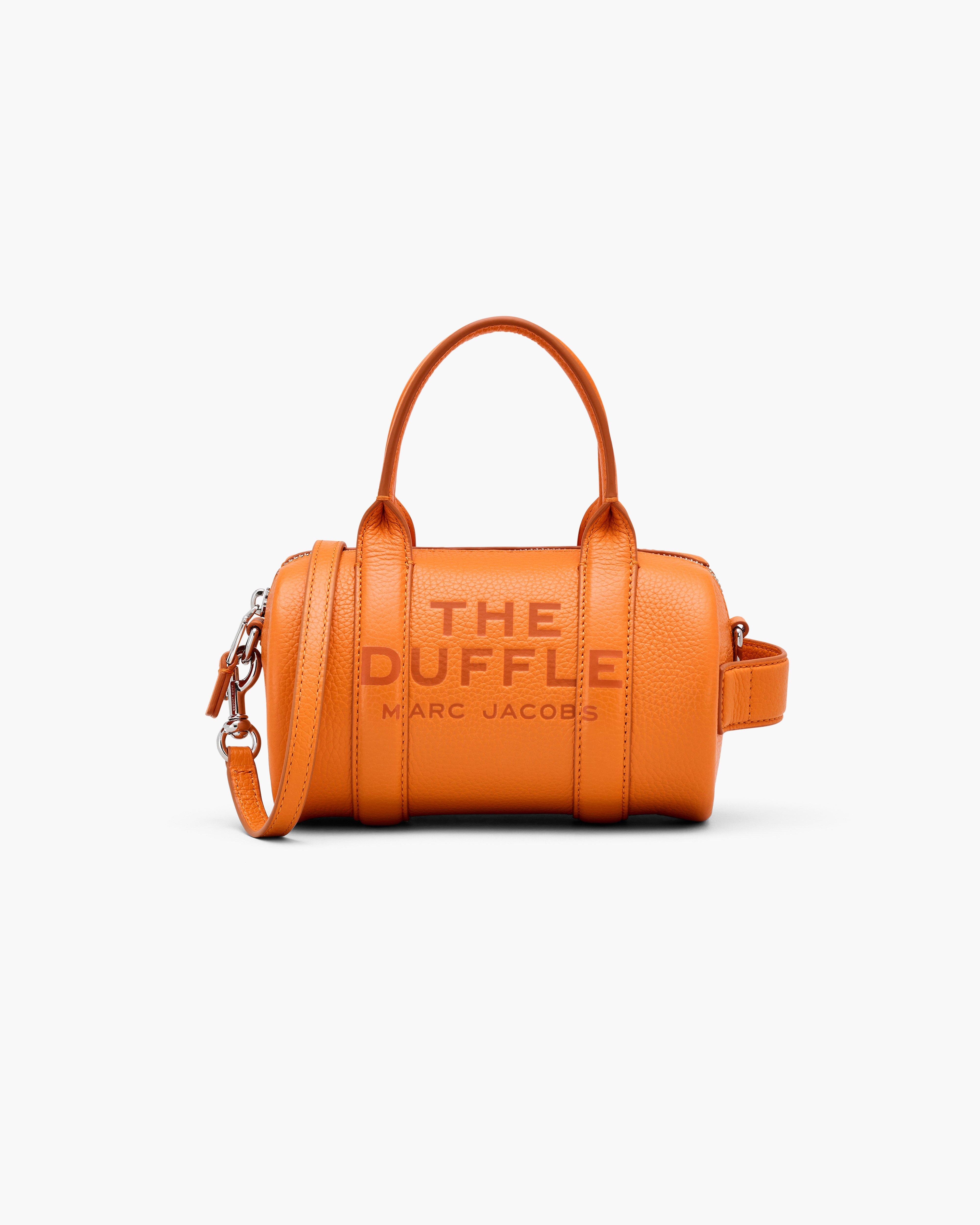 

Кожаная мини-дорожная сумка Marc Jacobs, цвет Tangerine