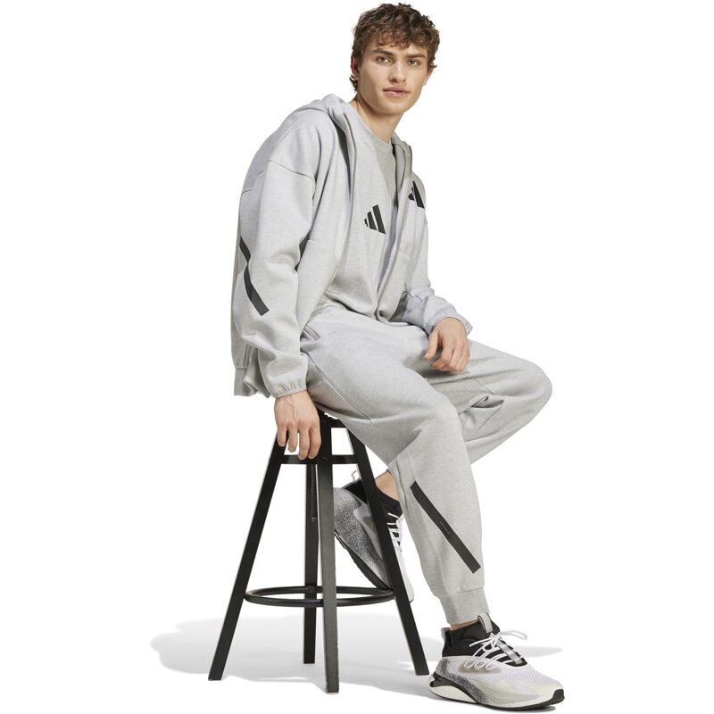 Толстовка с капюшоном новая zne zip (обычная и длинная) Adidas, цвет mgreyh — фото 4