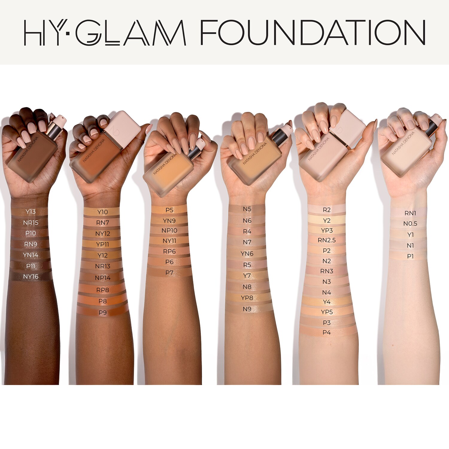 Тональная основа HY-GLAM Foundation Natasha Denona, P8 (30 ml) — фото 2