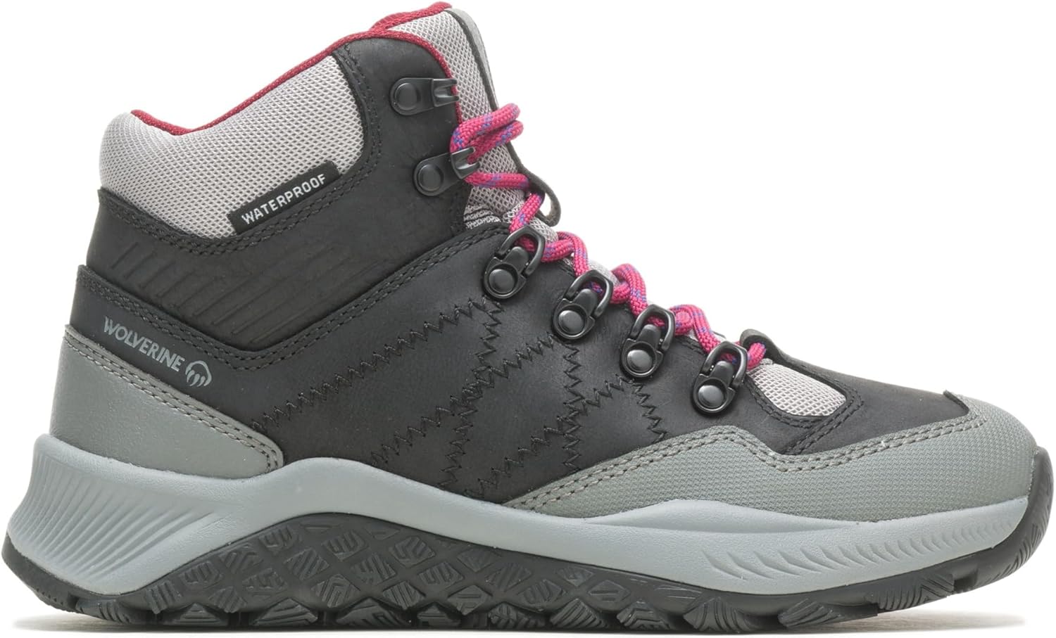 

Мужские водонепроницаемые походные ботинки WOLVERINE Luton Mid, черный