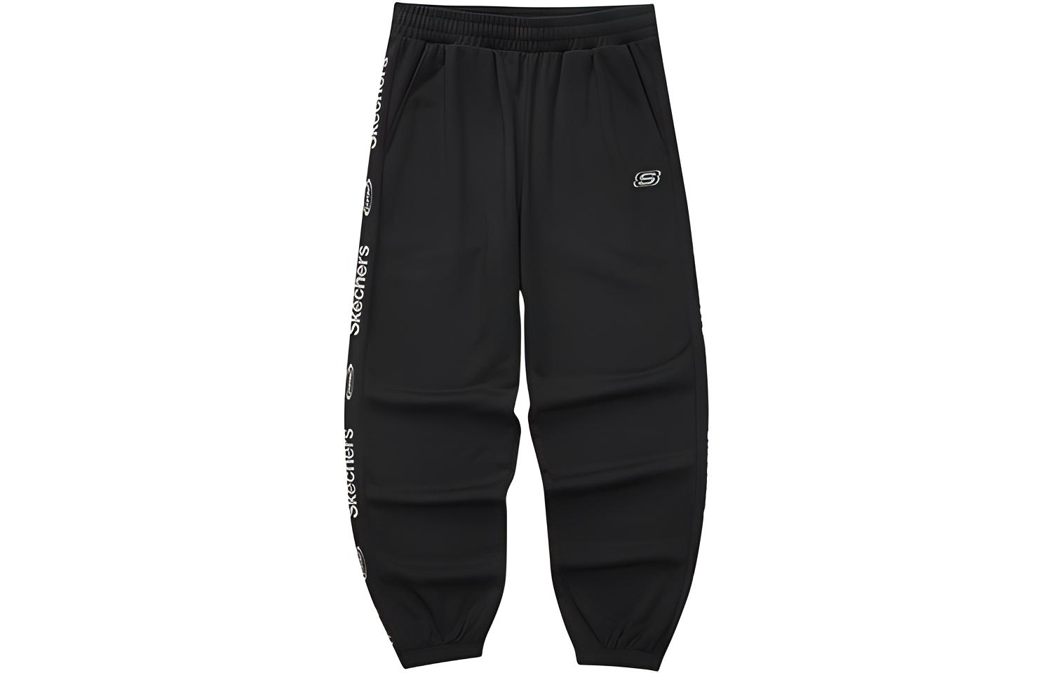

Разноцветные вязаные спортивные штаны мужские Black Skechers, Carbon Black/0018