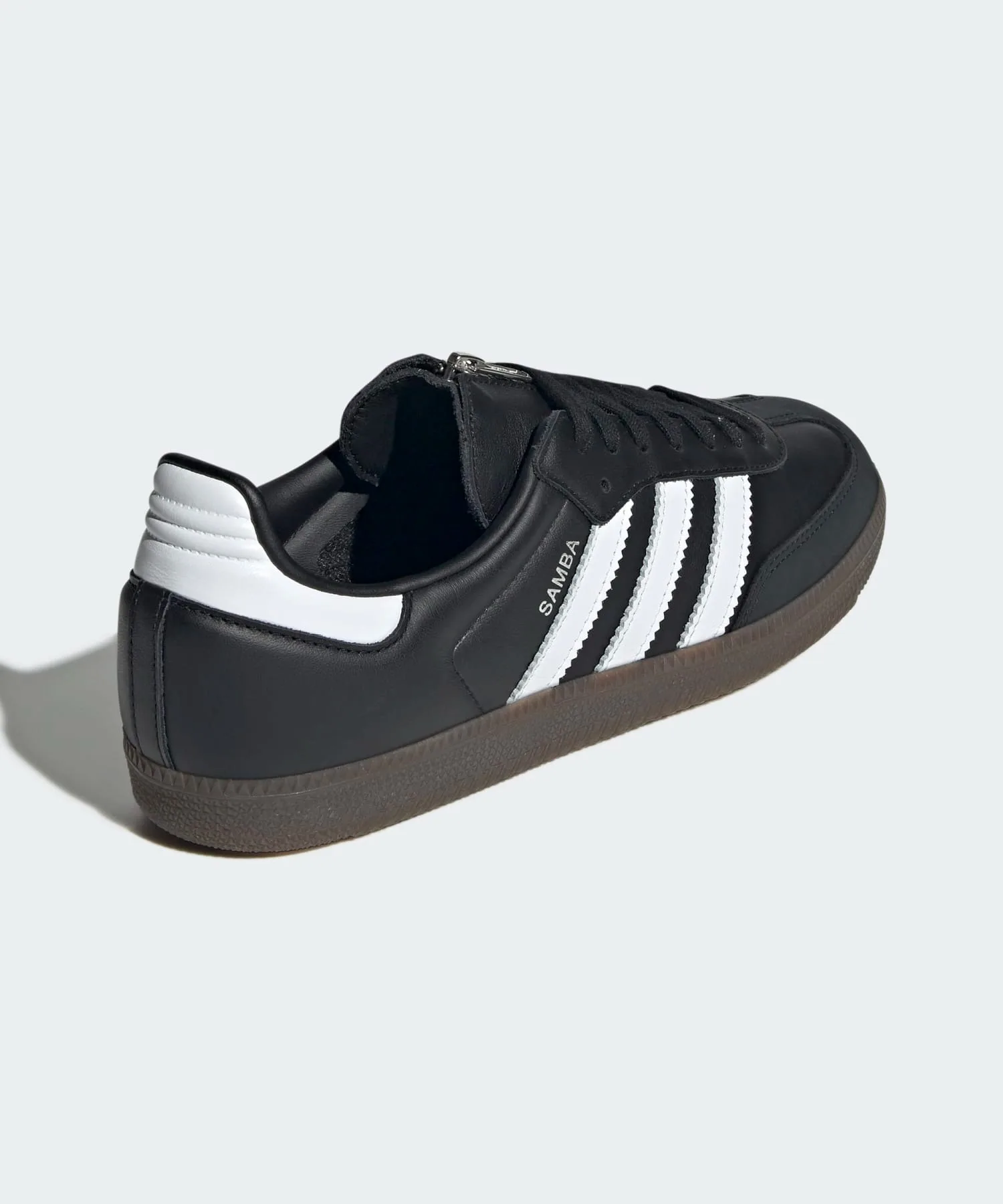 Кроссовки из натуральной кожи Samba OG adidas Originals черные — фото 4