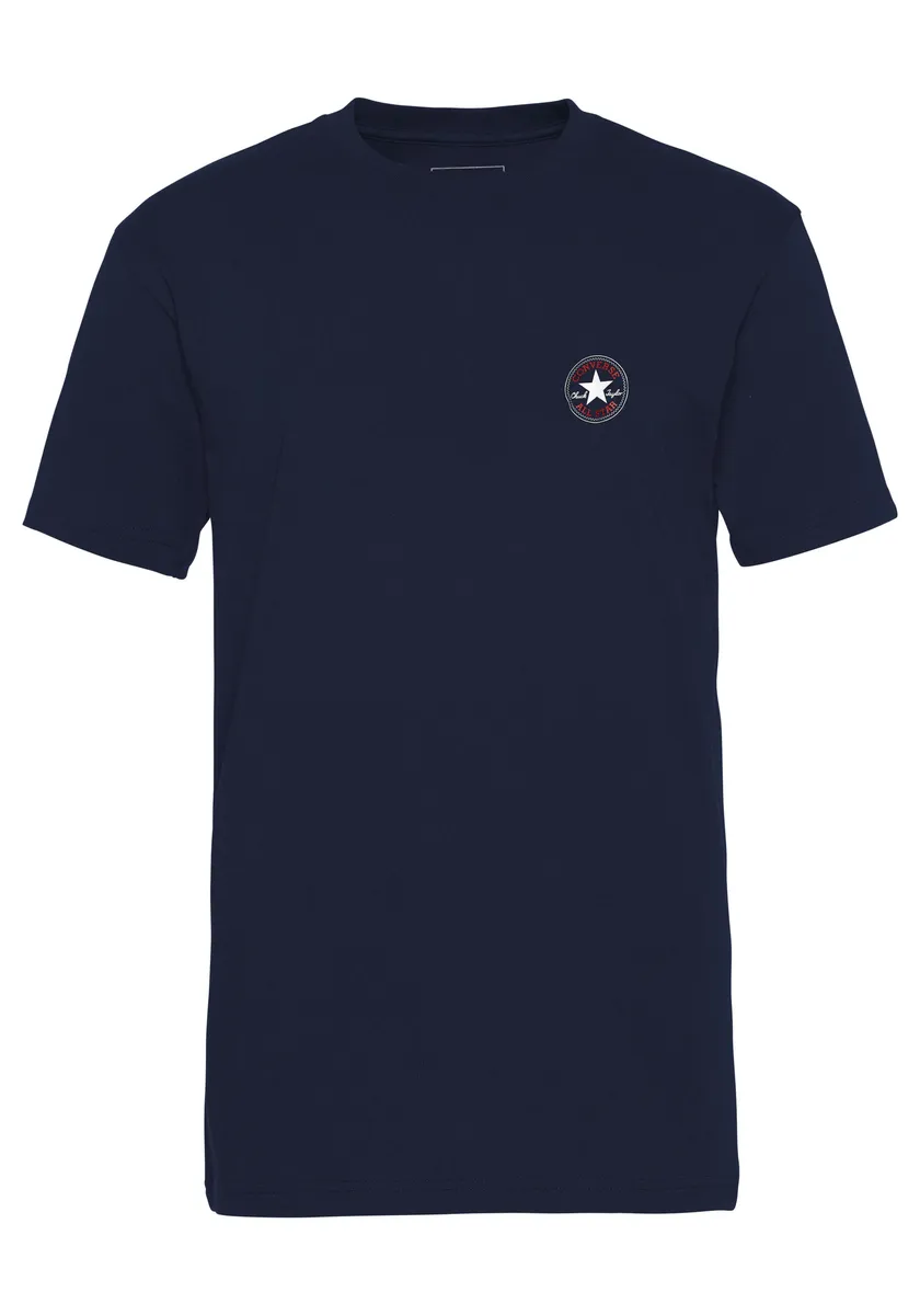 

Футболка Converse "CONVERSE GO-TO MINI PATCH T-SHIRT" с логотипом, цвет Obsidian