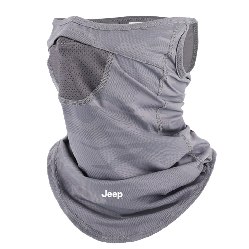 

Маска для защиты от солнца из полиамида Unisex Jeep, camouflage светло-grey - camouflage style