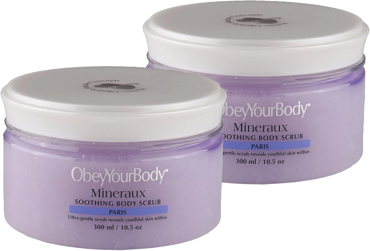 Набор отшелушивающего скраба для тела Obey Your Body Scrub Clean Exfoliating Body Perfume Paris Obey Your Body