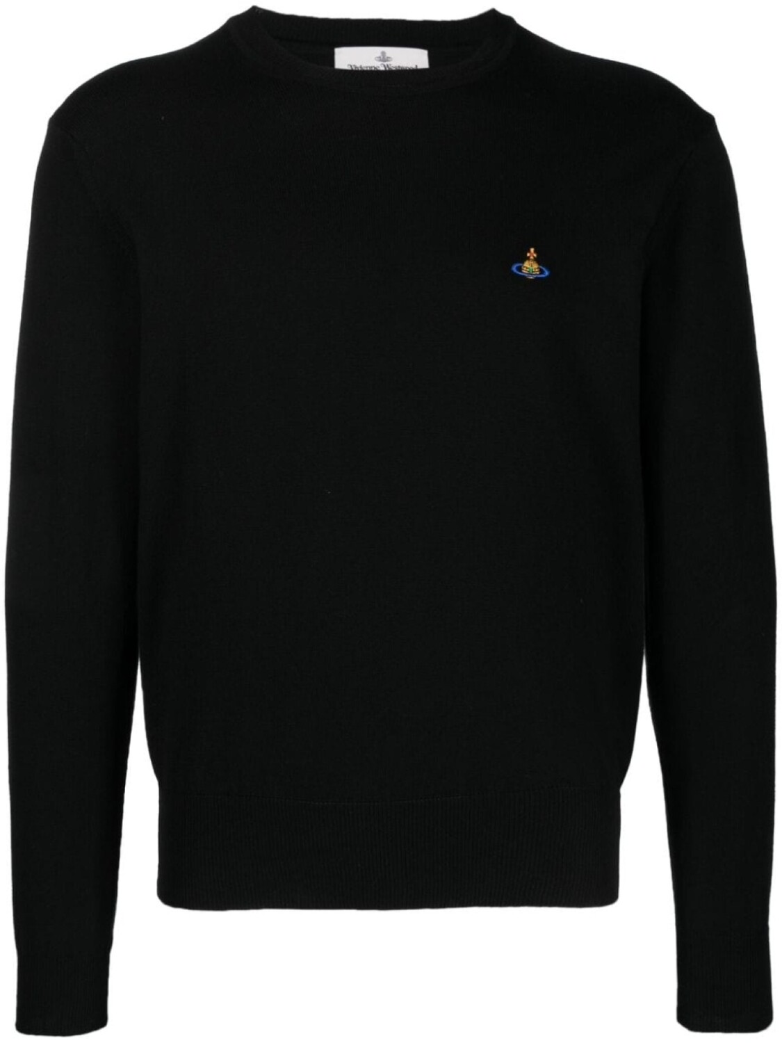 

Vivienne Westwood джемпер с вышивкой Orb, черный