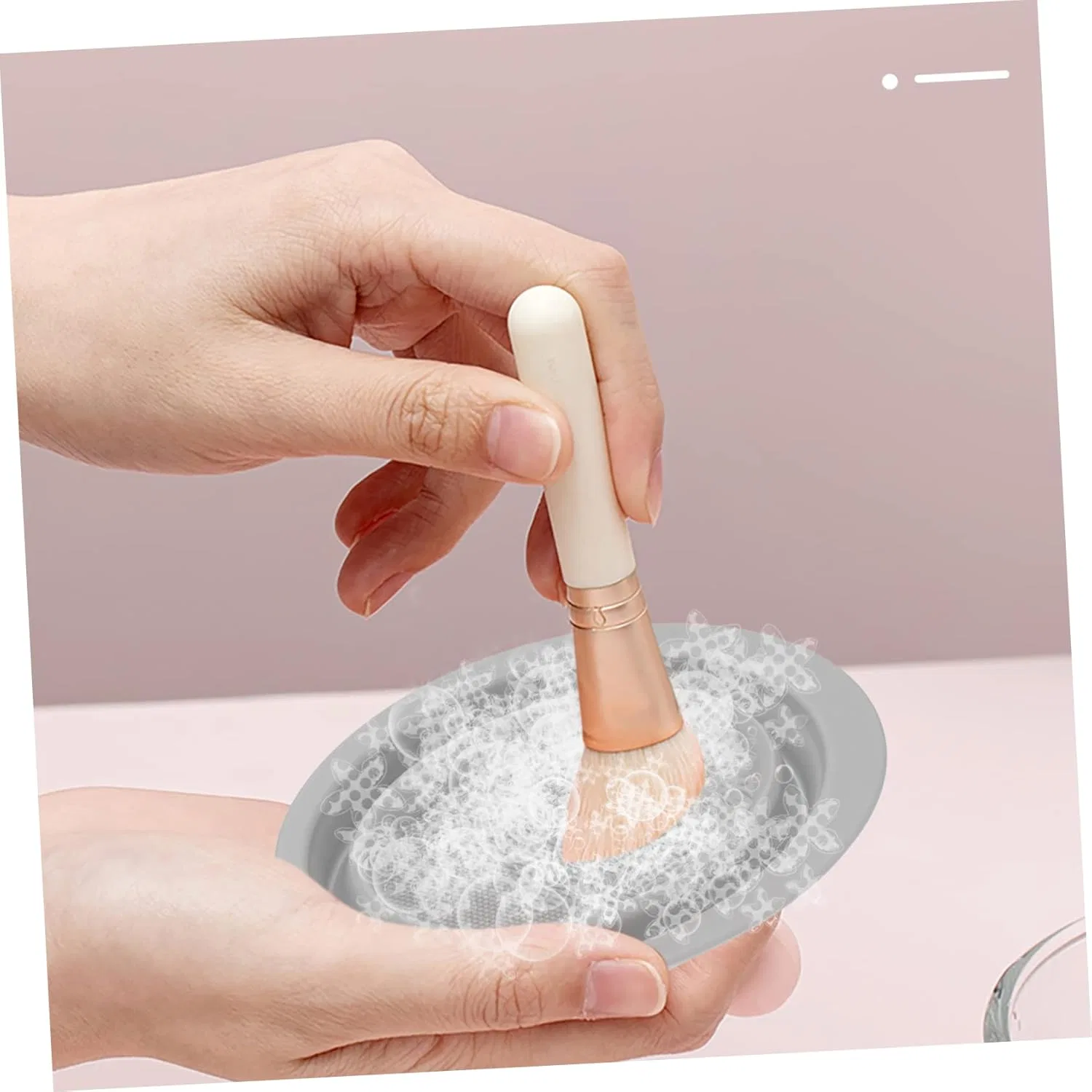 Щетка для очистки кистей Silicone Brush Scrub Pad Gogogmee — фото 4