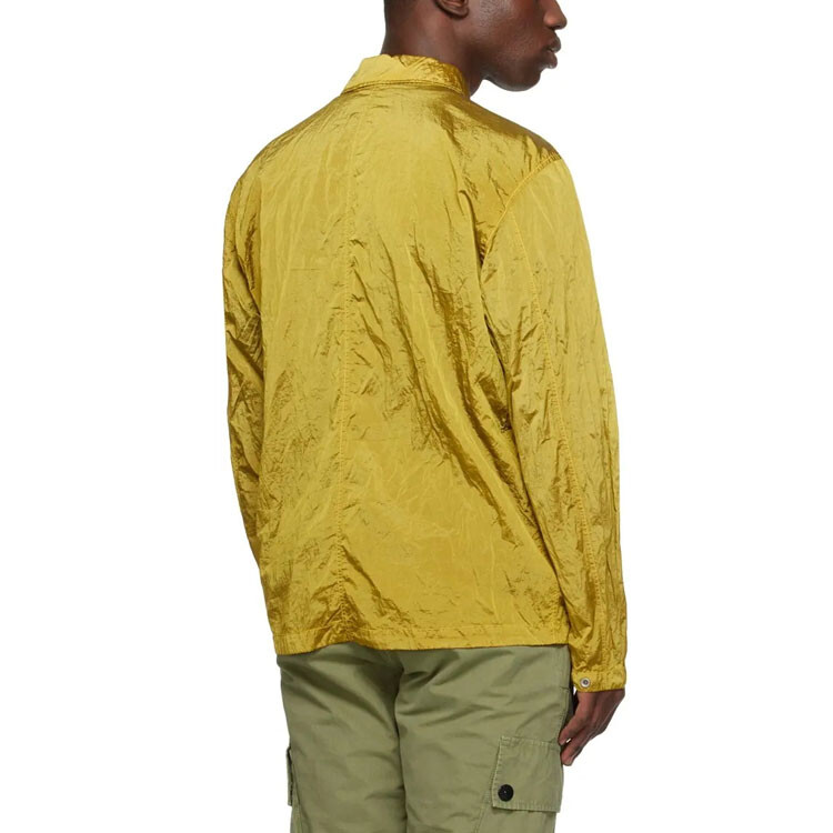 SS23 нейлоновая куртка Meta мужская желтая Stone Island, желтый — фото 4