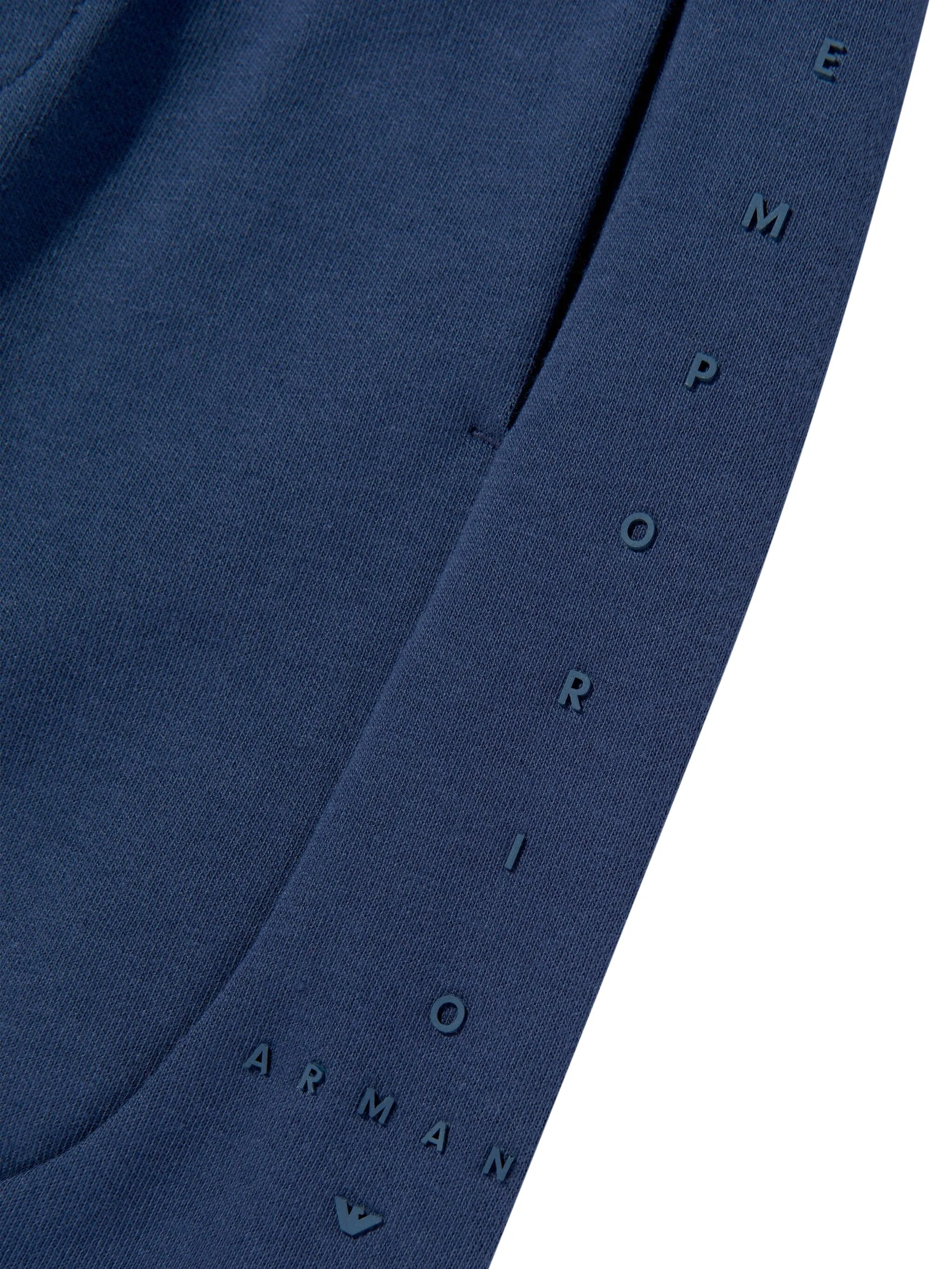 Брюки с тиснением Emporio Armani Kids, синий — фото 4