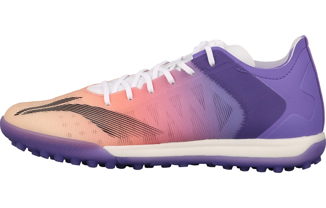 

Футбольные бутсы мужские низкие оранжево-красно-фиолетовые Lining