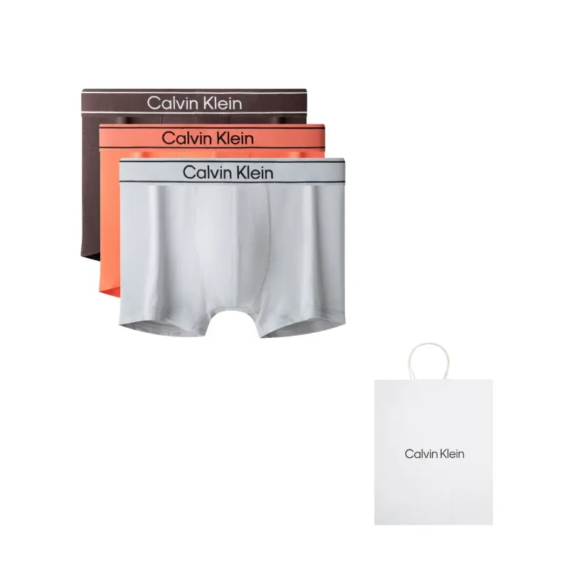

Мужские боксеры 3 штуки Calvin Klein, коричневый/оранжевый/серый