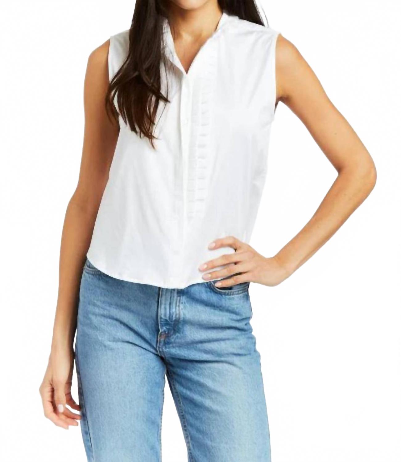 

Топ Arabella в белом цвете DREW