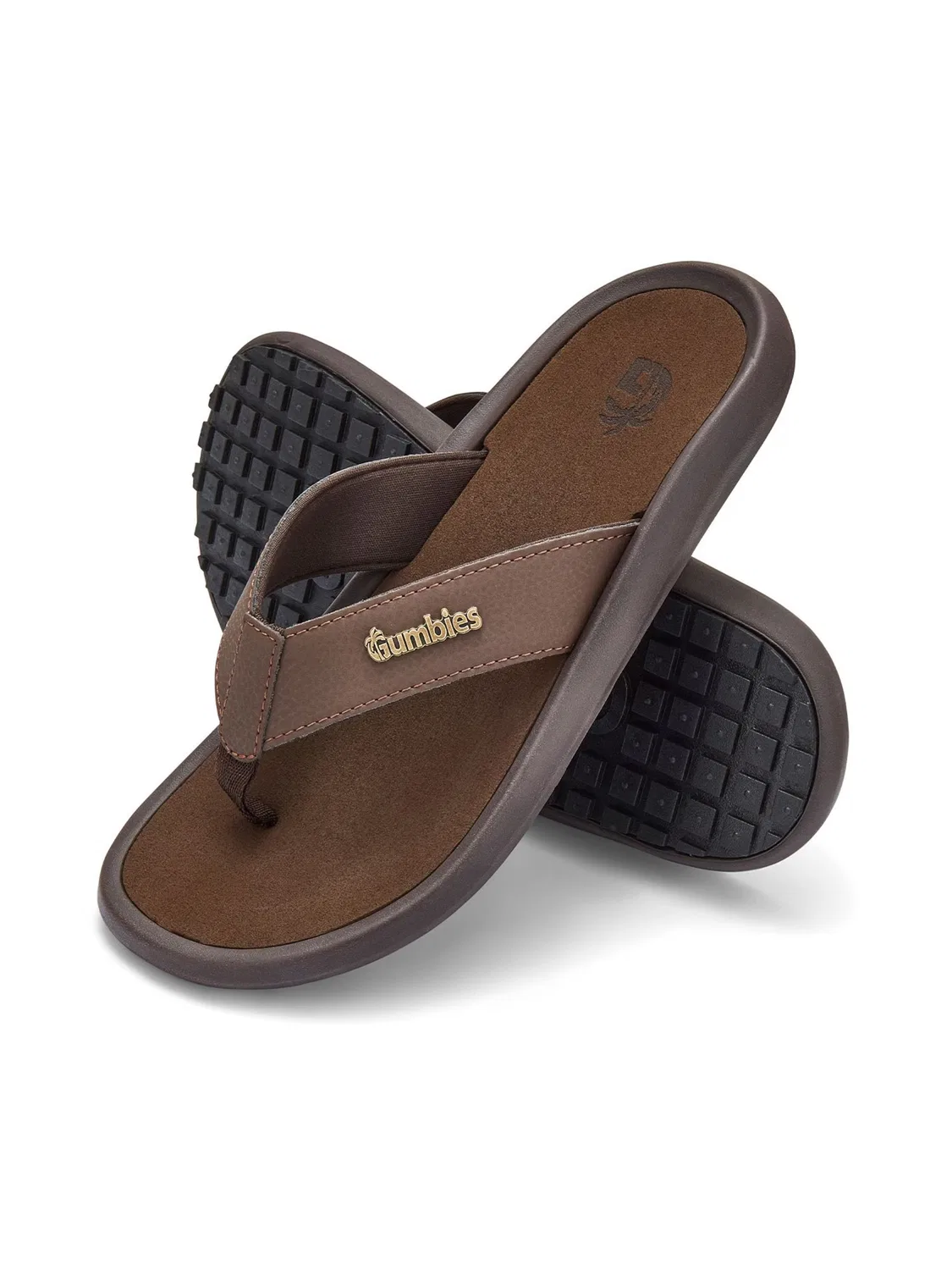 Сандалии с Т-образным ремешком 'Gumbies Noosa' Gumbies, Brown — фото 3