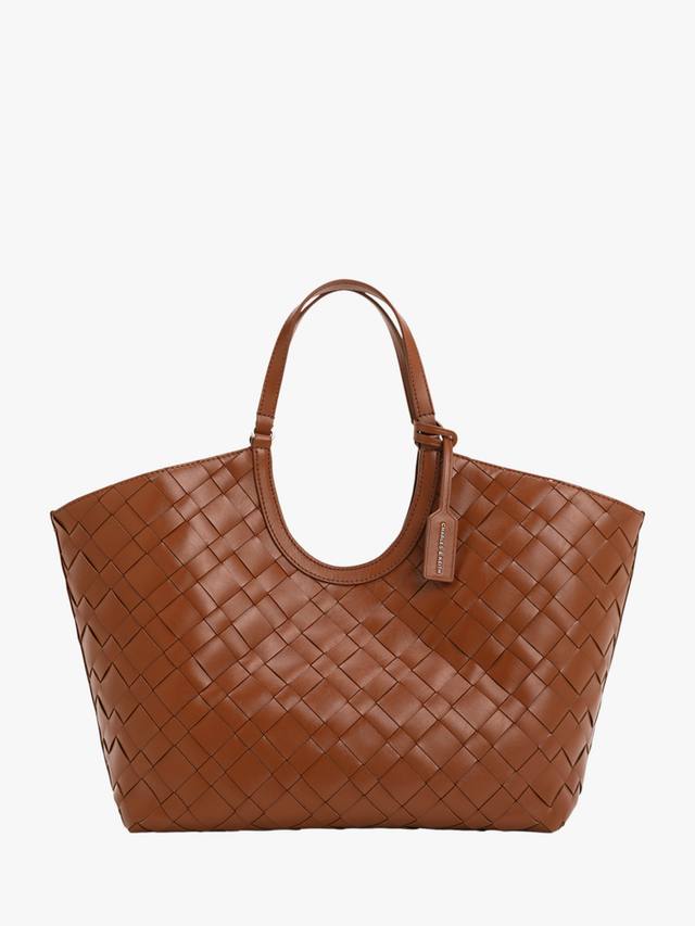 

Плетеная сумка тоут Ivette CHARLES & KEITH, Brown