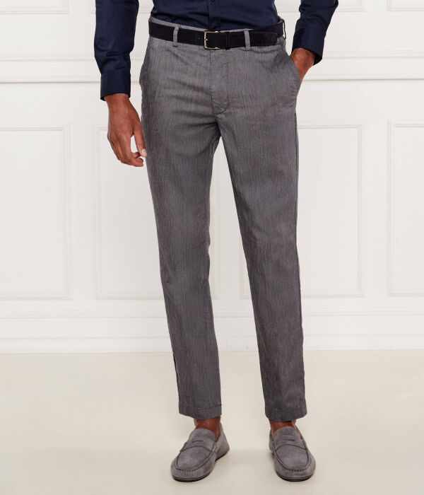 Штаны p-kaiton1 Slim fit Boss, серый — фото 3