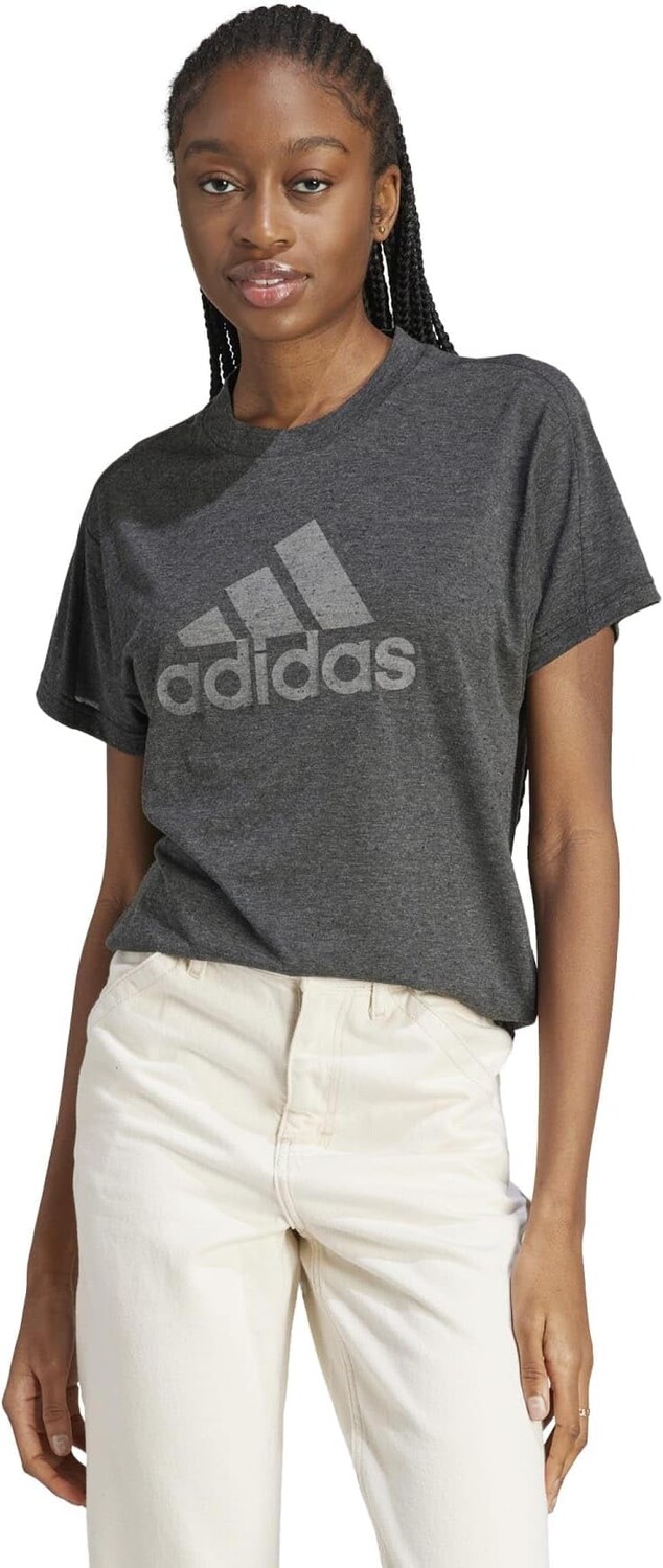 

Футболка adidas Winners 3.0 Tee, цвет Black Melange/Grey Three