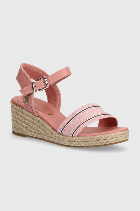 

Босоножки SHIRTING WEDGE SANDAL Tommy Hilfiger, розовый