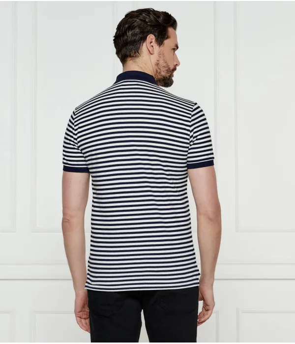 Футболка поло Slim fit Polo Ralph Lauren, белый — фото 4