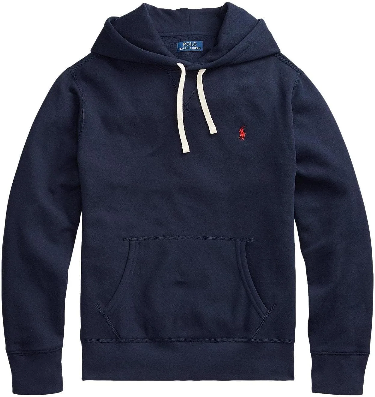 Флисовая футболка с длинным рукавом POLO RALPH LAUREN RL, темно-синий