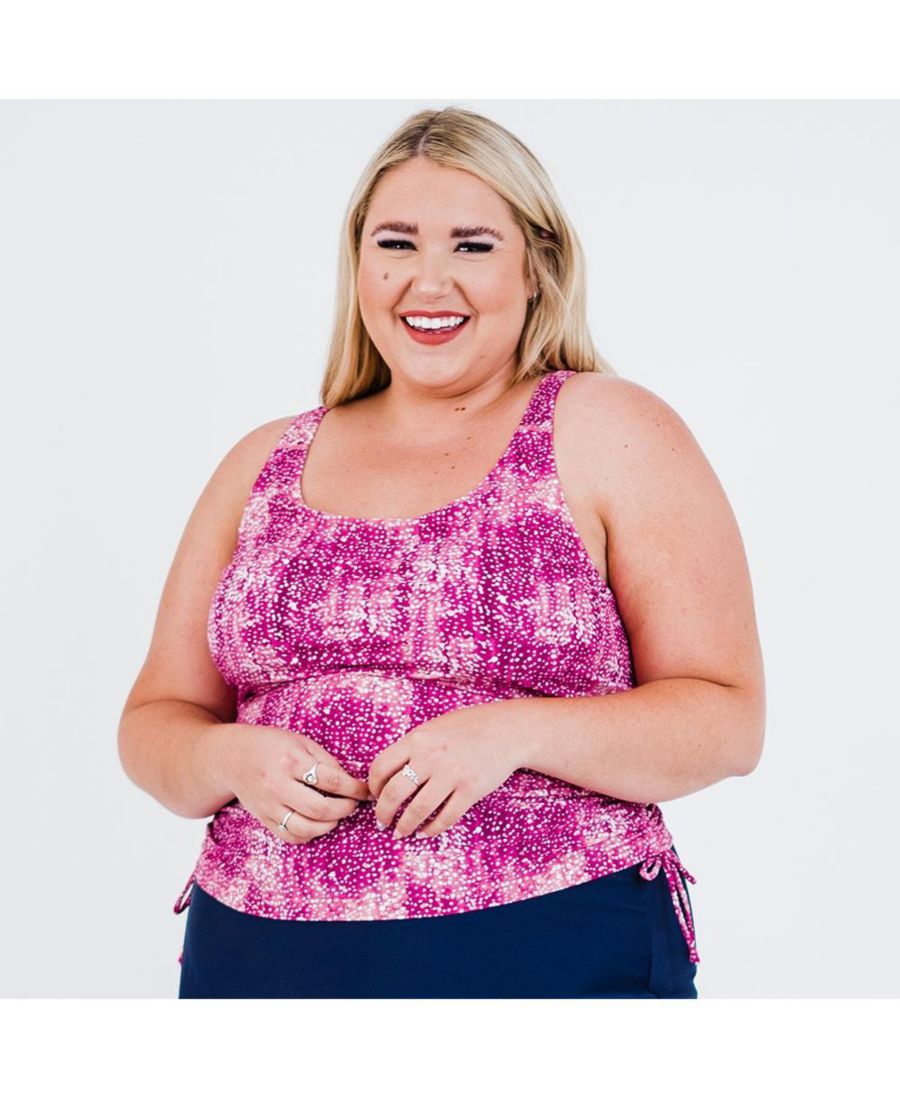 

Купальник-танкини Maya больших размеров: верх со съемными чашечками и плавки Calypsa, Raspberry burst, Красный, Купальник-танкини Maya больших размеров: верх со съемными чашечками и плавки Calypsa, Raspberry burst