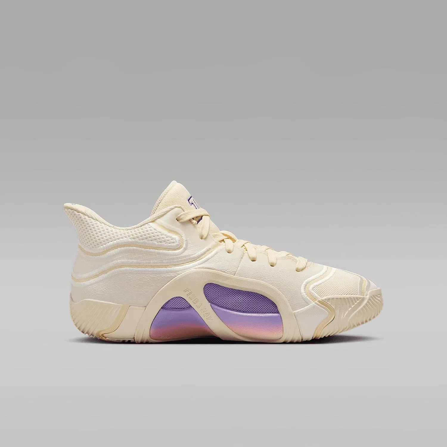 Мужские кроссовки Nike Jordan Tatum 3 (Gs), Sail Dark Iris Muslin Pale Ivory — фото 3