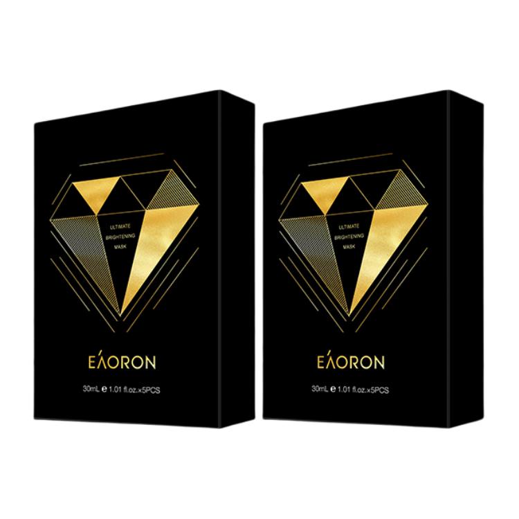 Eaoron Маска для лица Premium Brightening Black Diamond осветляющая увлажняющая 5 шт/10 шт/15 шт — фото 4